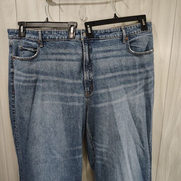 Old Navy Extra High Rise Sky- Hi Wide Leg Secret Smooth Pockets Plus Size 26 - Picture 2 of 10